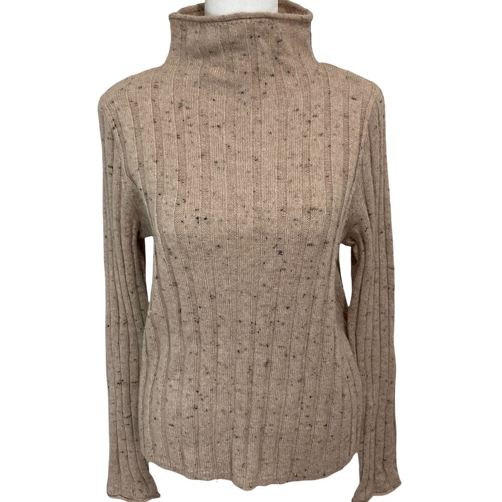 Madewell Flecked Coziest Yarn Donegal Evercrest Sweater size S Kitten on a Cloud